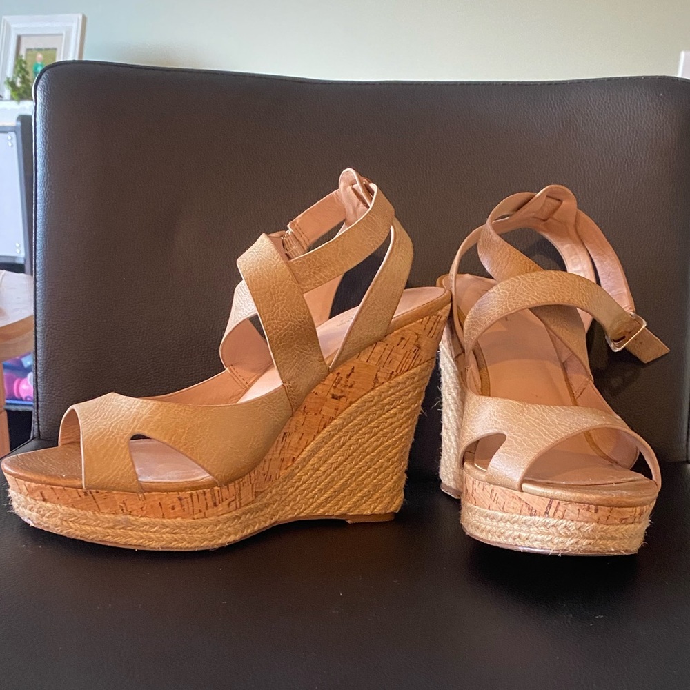 Charles David wedge sandals